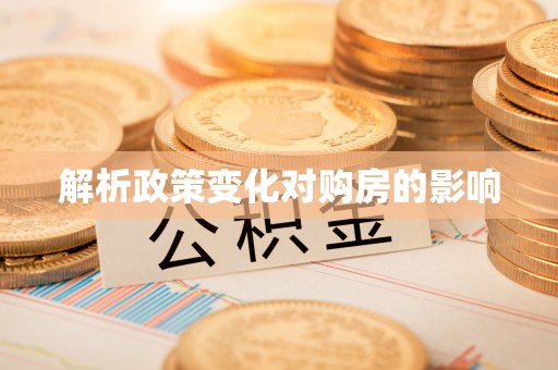 墨脱解析政策变化对购房的影响