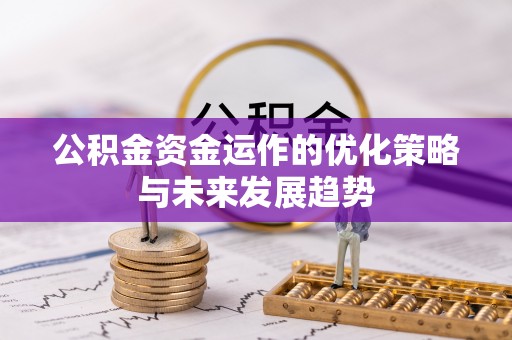 墨脱公积金资金运作的优化策略与未来发展趋势