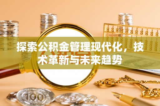 墨脱探索公积金管理现代化，技术革新与未来趋势