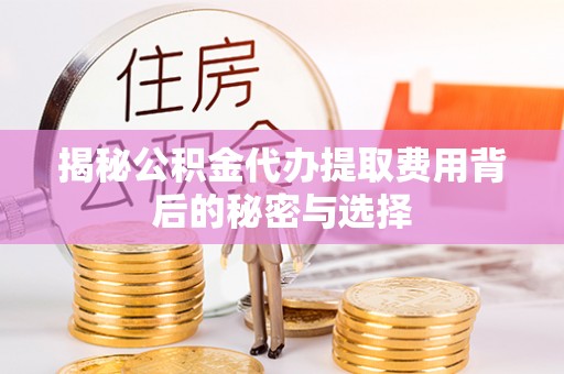 墨脱揭秘公积金代办提取费用背后的秘密与选择
