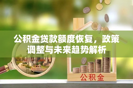 墨脱公积金贷款额度恢复，政策调整与未来趋势解析