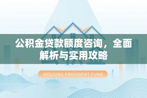 墨脱公积金贷款额度咨询，全面解析与实用攻略