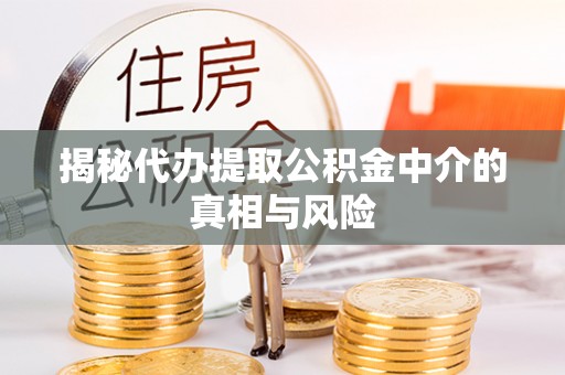 墨脱揭秘代办提取公积金中介的真相与风险