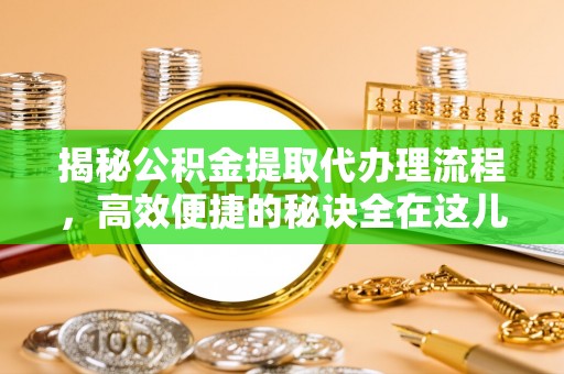 墨脱揭秘公积金提取代办理流程，高效便捷的秘诀全在这儿
