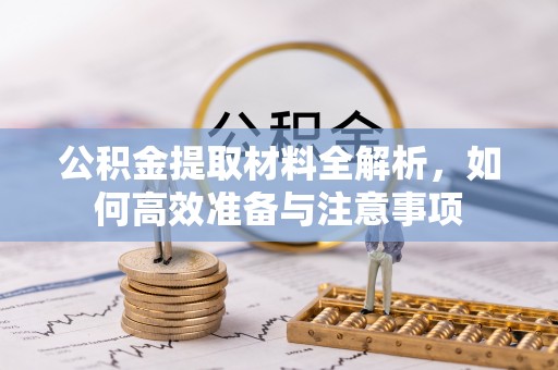 墨脱公积金提取材料全解析，如何高效准备与注意事项