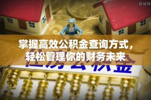 墨脱掌握高效公积金查询方式，轻松管理你的财务未来