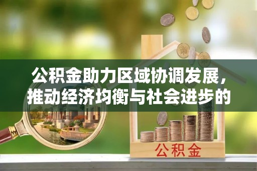 墨脱公积金助力区域协调发展，推动经济均衡与社会进步的桥梁