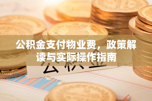 墨脱公积金支付物业费，政策解读与实际操作指南