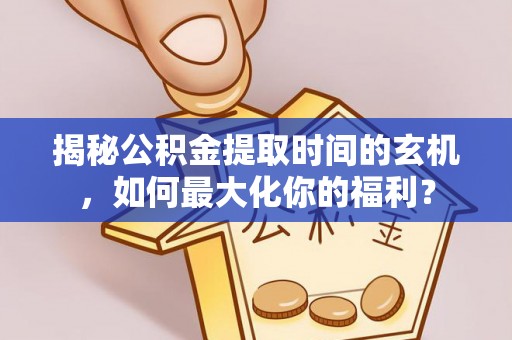 墨脱揭秘公积金提取时间的玄机，如何最大化你的福利？